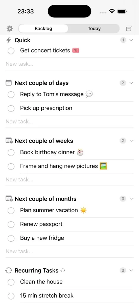 Backlog — your library of maybes