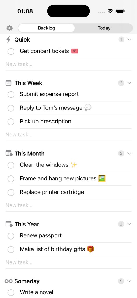 Backlog — your library of maybes